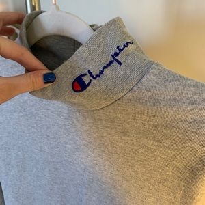 Champion long sleeve grey collared shirt
